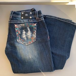 Miss Me Jeans with Colorful Stitching